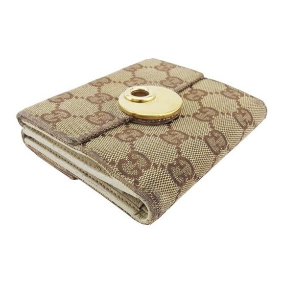 GUCCI W hook wallet GG pattern Authentic Used - Picture 4 of 10